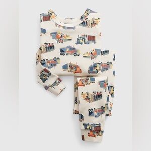GAP Kids Dump Truck Construction Vehicle Pajama Set Sz 2T